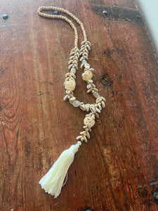 Shell tassel necklace