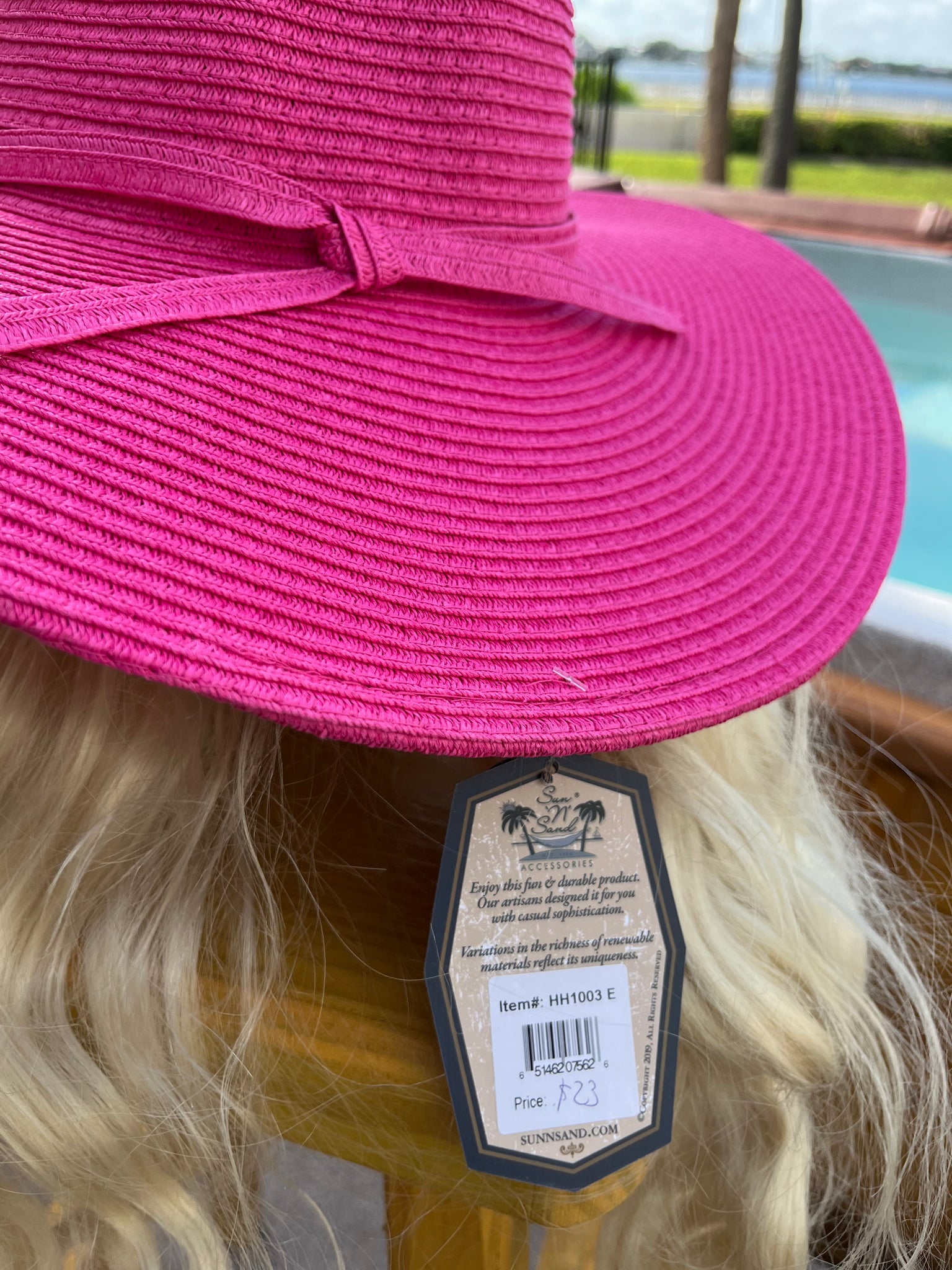 Pink floppy sun deals hat