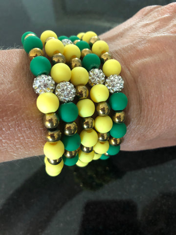 Erimish Green and Yellow Bracelet
